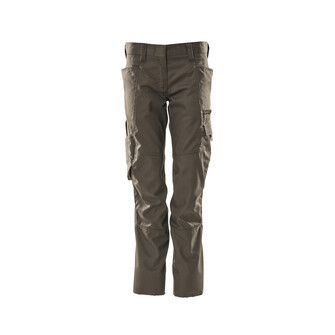 MASCOT® Accelerate Hose, Damenpassform, Pearl, extra leicht Hose, Pearl Fit ist speziell für Frauen designt, die bei weniger als 20cm Unterschied zwischen ihrem Taillen- und Hüftmaß liegen, Besonders geeignet für warme Umgebungen, da besonders leicht und mit hohem Baumwollanteil, Die niedrige Taille mit formgeschnittenem Bund sorgt dafür, dass die Hose alle Bewegungen des Körpers mitmacht, Ergonomisch geschnittene Hosenbeine, die nach den natürlichen Bewegungen des Körpers geformt wurden, Verbesserte Sichtbarkeit für das Umfeld mit Hilfe von Reflexeffekten