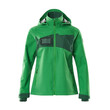 MASCOT® Accelerate Hard Shell Jacke, wasserdicht, Damen Jacke, Speziell für Damen designt und tailliert geschnitten, Atmungsaktiv, wind- und wasserdicht mit getapten Nähten, Abnehmbare, gefütterte Kapuze, mit verstellbaren Elastikschnüren, Mit Reißverschluss und Wetterschutzleiste innen, die den Wind abhält, Ärmel mit CORDURA®-Verstärkung
