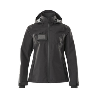 MASCOT® Accelerate Hard Shell Jacke, wasserdicht, Damen Jacke, Speziell für Damen designt und tailliert geschnitten, Atmungsaktiv, wind- und wasserdicht mit getapten Nähten, Abnehmbare, gefütterte Kapuze, mit verstellbaren Elastikschnüren, Mit Reißverschluss und Wetterschutzleiste innen, die den Wind abhält, Ärmel mit CORDURA®-Verstärkung