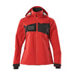 MASCOT® Accelerate Hard Shell Jacke, wasserdicht, Damen Jacke, Speziell für Damen designt und tailliert geschnitten, Atmungsaktiv, wind- und wasserdicht mit getapten Nähten, Abnehmbare, gefütterte Kapuze, mit verstellbaren Elastikschnüren, Mit Reißverschluss und Wetterschutzleiste innen, die den Wind abhält, Ärmel mit CORDURA®-Verstärkung