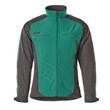 MASCOT® Unique Dresden Soft Shell Jacke, Atmungsaktiv, winddicht und wasserabweisend, Mit Reißverschluss und Wetterschutzleiste innen, die den Wind abhält, Taschen mit Reißverschluss, Große Bewegungsfreiheit durch formgeschnittene Ärmel, Verbesserte Sichtbarkeit für das Umfeld mit Hilfe von Reflexeffekten