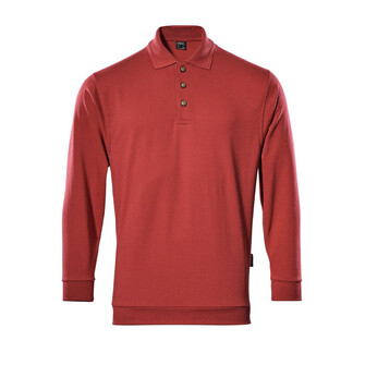 MASCOT® Crossover Trinidad Polo-sweatshirt, Gekämmte Baumwolle absorbiert Feuchtigkeit und bietet hohen Tragekomfort, Durch die gebürstete Innenseite warm und weich zu tragen, Strickkragen und Knopfleiste, Die Nähte im Nacken sind mit einem weichem, gepolstertem Material verdeckt, so dass diese nicht stören, Rippenbündchen an den Ärmeln und dem Saum