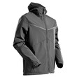 MASCOT® Customized Soft Shell Jacke mit Kapuze Soft Shell Jacke, Wasserabweisend und winddicht, damit Sie bei jedem Wetter Ihr Bestes geben können, Eng anliegende Kapuze, die den Kopfbewegungen folgt, Wasser- und schmutzabweisende Beschichtung, Hoher Anteil von recyceltem Polyester im Hauptmaterial