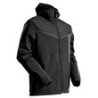 MASCOT® Customized Soft Shell Jacke mit Kapuze Soft Shell Jacke, Wasserabweisend und winddicht, damit Sie bei jedem Wetter Ihr Bestes geben können, Eng anliegende Kapuze, die den Kopfbewegungen folgt, Wasser- und schmutzabweisende Beschichtung, Hoher Anteil von recyceltem Polyester im Hauptmaterial