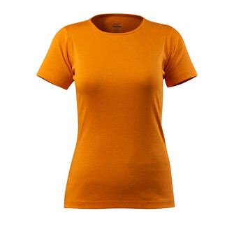 MASCOT® Crossover Arras Damen T-shirt, 100% Baumwoll-Material, feuchtigkeitsabsorbierend und behaglich auf der Haut, Speziell für Damen designt und tailliert geschnitten, Rippenbündchen am Hals, Die Nähte im Nacken sind mit einem weichem, gepolstertem Material verdeckt, so dass diese nicht stören