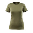 MASCOT® Crossover Arras Damen T-shirt, 100% Baumwoll-Material, feuchtigkeitsabsorbierend und behaglich auf der Haut, Speziell für Damen designt und tailliert geschnitten, Rippenbündchen am Hals, Die Nähte im Nacken sind mit einem weichem, gepolstertem Material verdeckt, so dass diese nicht stören