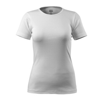 MASCOT® Crossover Arras Damen T-shirt, 100% Baumwoll-Material, feuchtigkeitsabsorbierend und behaglich auf der Haut, Speziell für Damen designt und tailliert geschnitten, Rippenbündchen am Hals, Die Nähte im Nacken sind mit einem weichem, gepolstertem Material verdeckt, so dass diese nicht stören