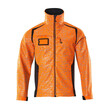 MASCOT® Accel. Safe Soft Shell Jacke mit Reflexeffekte Soft Shell Jacke, Atmungsaktiv, winddicht und wasserabweisend, Moderne, körpernahe Passform mit viel Bewegungsfreiheit, Verschluss mit wasserdichtem Reißverschluss und inwendiger Wetterschutzleiste, Vordertaschen mit wasserdichten Reißverschlüssen, Regulierbarer Gummizug im Saum, Verbesserte Sichtbarkeit für das Umfeld mit Hilfe von Reflexeffekten