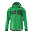 MASCOT® Accelerate Hard Shell Jacke, wasserdicht Jacke, Atmungsaktiv, wind- und wasserdicht mit getapten Nähten, Mit Reißverschluss und Wetterschutzleiste innen, die den Wind abhält, Abnehmbare, gefütterte Kapuze, mit verstellbaren Elastikschnüren, Ärmel mit CORDURA®-Verstärkung