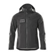 MASCOT® Accelerate Hard Shell Jacke, wasserdicht Jacke, Atmungsaktiv, wind- und wasserdicht mit getapten Nähten, Mit Reißverschluss und Wetterschutzleiste innen, die den Wind abhält, Abnehmbare, gefütterte Kapuze, mit verstellbaren Elastikschnüren, Ärmel mit CORDURA®-Verstärkung