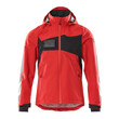 MASCOT® Accelerate Hard Shell Jacke, wasserdicht Jacke, Atmungsaktiv, wind- und wasserdicht mit getapten Nähten, Mit Reißverschluss und Wetterschutzleiste innen, die den Wind abhält, Abnehmbare, gefütterte Kapuze, mit verstellbaren Elastikschnüren, Ärmel mit CORDURA®-Verstärkung