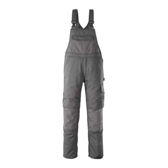 MASCOT® Hardwear Orense Latzhose, Strapazierfähige, dreifache Kappnähte an den Beinen und im Schritt verlängern die Lebensdauer des Produktes, Verstärkungen aus CORDURA®-Gewebe an besonderes beanspruchten Stellen sorgen für hohe Strapazierfähigkeit und lange Haltbarkeit, Ergonomisch geschnittene Hosenbeine, die nach den natürlichen Bewegungen des Körpers geformt wurden, Mit CORDURA®-Gewebe verstärkte Knietaschen, Eingriff zum Knieschutz von oben und Patte, damit sich kein Schmutz sammelt, Verbesserte Sichtbarkeit für das Umfeld mit Hilfe von Reflexeffekten