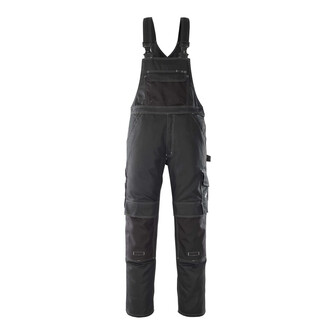 MASCOT® Hardwear Orense Latzhose, Strapazierfähige, dreifache Kappnähte an den Beinen und im Schritt verlängern die Lebensdauer des Produktes, Verstärkungen aus CORDURA®-Gewebe an besonderes beanspruchten Stellen sorgen für hohe Strapazierfähigkeit und lange Haltbarkeit, Ergonomisch geschnittene Hosenbeine, die nach den natürlichen Bewegungen des Körpers geformt wurden, Mit CORDURA®-Gewebe verstärkte Knietaschen, Eingriff zum Knieschutz von oben und Patte, damit sich kein Schmutz sammelt, Verbesserte Sichtbarkeit für das Umfeld mit Hilfe von Reflexeffekten