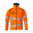 MASCOT® Accel. Safe Soft Shell Jacke Soft Shell Jacke, Atmungsaktiv, winddicht und wasserabweisend, Moderne, körpernahe Passform mit viel Bewegungsfreiheit, Verschluss mit wasserdichtem Reißverschluss und inwendiger Wetterschutzleiste, Vordertaschen mit wasserdichten Reißverschlüssen, Regulierbarer Gummizug im Saum, ID-Kartenhalter ist abnehmbar