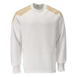 MASCOT® Food & Care Sweatshirt Sweatshirt, Das Produkt ist für Industriewäsche geeignet, Bei diesem Gewebe liegt Polyester auf der Außenseite für mehr Strapazierfähigkeit sowie Farbechtheit und Baumwolle auf der Innenseite für mehr Komfort, Einsetzen von Namensschildern sowie HF-Chip und UHF-Chip möglich, Die Nähte im Nacken sind mit einem weichem, gepolstertem Material verdeckt, so dass diese nicht stören, Das Produkt entspricht den HACCP-Prinzipien