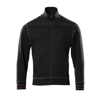 MASCOT® Frontline Chania Sweatshirt mit Reißverschluss, Moderne, körpernahe Passform mit viel Bewegungsfreiheit, Rippenbündchen am Hals, den Ärmeln und dem Saum, Die Nähte im Nacken sind mit einem weichem, gepolstertem Material verdeckt, so dass diese nicht stören, Schräge Brusttasche fürs Handy, Netzinnentasche