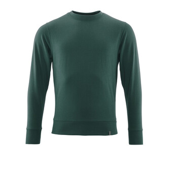 MASCOT® Crossover Sweatshirt,moderne Passform Sweatshirt, Bio-Baumwolle wird ohne Verwendung von Pestiziden oder Chemikalien hergestellt, Recyceltes Polyester wird aus gesammeltem und wiederverwendetem Plastik hergestellt, Schnelltrocknendes Material behält Farbe und Form auch nach dem Waschen, Das Material hat eine hohe Strapazierfähigkeit und damit eine lange Nutzungsdauer, Die Nähte im Nacken sind mit einem weichem, gepolstertem Material verdeckt, so dass diese nicht stören