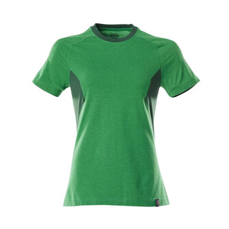 MASCOT® Accelerate T-Shirt, Damen Damen T-shirt, Speziell für Damen designt und tailliert geschnitten, Gekämmte Baumwolle absorbiert Feuchtigkeit und bietet hohen Tragekomfort, Die Nähte im Nacken sind mit einem weichem, gepolstertem Material verdeckt, so dass diese nicht stören