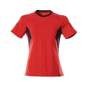 MASCOT® Accelerate T-Shirt, Damen Damen T-shirt, Speziell für Damen designt und tailliert geschnitten, Gekämmte Baumwolle absorbiert Feuchtigkeit und bietet hohen Tragekomfort, Die Nähte im Nacken sind mit einem weichem, gepolstertem Material verdeckt, so dass diese nicht stören