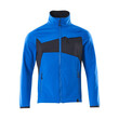 MASCOT®ACCELERATE Soft Shell Jacke, Atmungsaktiv. Fleece an der Innenseite. Stehkragen. Verschluss mit Reißverschluss und inwendiger Wetterschutzleiste. Innentaschen. Brusttasche mit Reißverschluss. Vordertaschen mit Reißverschluss. Reflexeffekte