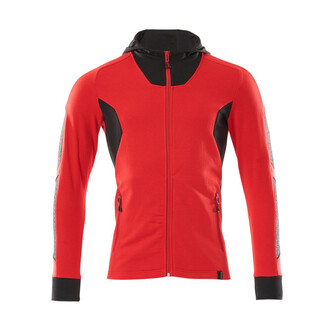 MASCOT® Accelerate Sweatshirt mit Kapuze, moderne Passform Sweatshirt mit Reißverschluss, Moderne, körpernahe Passform mit viel Bewegungsfreiheit, Durch die gebürstete Innenseite warm und weich zu tragen, Durchgehender Reißverschluss, Die Nähte im Nacken sind mit einem weichem, gepolstertem Material verdeckt, so dass diese nicht stören, Das Produkt ist für Industriewäsche geeignet