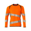 MASCOT® Accel. Safe Sweatshirt, moderne Passform Sweatshirt, Bei diesem Gewebe liegt Polyester auf der Außenseite für mehr Strapazierfähigkeit sowie Farbechtheit und Baumwolle auf der Innenseite für mehr Komfort, Moderne, körpernahe Passform mit viel Bewegungsfreiheit, Mehr Bewegungsfreiheit durch elastische Reflexe, Die Nähte im Nacken sind mit einem weichem, gepolstertem Material verdeckt, so dass diese nicht stören
