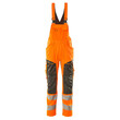 MASCOT® Accel. Safe Latzhose, Knietaschen, Stretch-Einsätze Latzhose, Leichte und starke Stoffqualität mit Ripstop Ripstop ist eine besonders reißfeste Webung, die dafür sorgt, dass der Stoff lange hält, Das Produkt ist eine Kombination aus festem Stoff und Stretchgewebe Das Stretchgewebe befindet sich dort, wo zusätzliche Bewegungsfreiheit erforderlich ist, Ergonomisch geschnittene Hosenbeine, die nach den natürlichen Bewegungen des Körpers geformt wurden, Die Knietaschen aus strapazierfähigem CORDURA®-Gewebe sind regulierbar, so dass der Knieschutz immer optimal platziert ist, Standardmäßig in drei verschiedenen Schrittlängen erhältlich, für die individuell beste Passform und die am besten platzierten Details, Zertifiziert für die Verwendung zusammen mit dem MASCOT-Kniepolstertyp SHORT oder LONG, da die Kniepolstertasche höhenverstellbar ist , Das Produkt ist für Industriewäsche geeignet