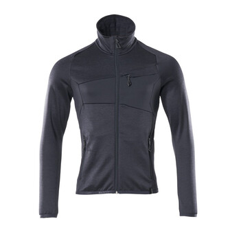 MASCOT® Accelerate Fleecepullover mit Reißverschluss Microfleecejacke, Die glatte Oberfläche des Fleecematerials bewirkt, dass Schmutz und Staub nicht hängenbleiben, Moderne, körpernahe Passform mit viel Bewegungsfreiheit, Flexibler und anschmiegsamer, hoher Kragen, Mit Reißverschluss und Wetterschutzleiste innen, die den Wind abhält
