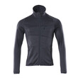 MASCOT® Accelerate Fleecepullover mit Reißverschluss Microfleecejacke, Die glatte Oberfläche des Fleecematerials bewirkt, dass Schmutz und Staub nicht hängenbleiben, Moderne, körpernahe Passform mit viel Bewegungsfreiheit, Flexibler und anschmiegsamer, hoher Kragen, Mit Reißverschluss und Wetterschutzleiste innen, die den Wind abhält