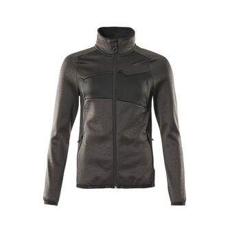 MASCOT® Accelerate Fleecepullover mit Reißverschluss, Damen Microfleecejacke, Die glatte Oberfläche des Fleecematerials bewirkt, dass Schmutz und Staub nicht hängenbleiben, Speziell für Damen designt und tailliert geschnitten, Flexibler und anschmiegsamer, hoher Kragen, Mit Reißverschluss und Wetterschutzleiste innen