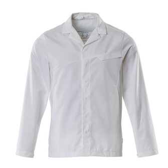ASCOT® Food & Care Jacke, extra leicht Jacke, Das Produkt ist für Industriewäsche geeignet, Regulierbare Manschetten, Einsetzen von Namensschildern sowie HF-Chip und UHF-Chip möglich, Das Produkt entspricht den Grundsätzen von HACCP und ist nach DIN 10524 zugelassen