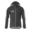MASCOT® Accelerate Hard Shell Jacke, geringes Gewicht Jacke, Atmungsaktiv, wind- und wasserdicht mit getapten Nähten, Abnehmbare, gefütterte Kapuze, mit verstellbaren Elastikschnüren, Mit Reißverschluss und Wetterschutzleiste innen, die den Wind abhält, Rippenbündchen an den Handgelenken schließen gut ab und halten die Kälte draußen