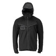MASCOT® Customized Hard Shell Jacke Jacke, Strapazierfähiger, ultraleichter Stretch sorgt für maximalen Komfort, Tag für Tag, Atmungsaktiv, wind- und wasserdicht, damit Sie bei jedem Wetter Ihr Bestes geben können, Eng anliegende Kapuze mit transparenten Seitenteilen, die das Blickfeld nicht einschränken, Reflektoren an den Ärmeln erhöhen die Sichtbarkeit im Dunkeln, Hoher Anteil von recyceltem Polyester im Hauptmaterial