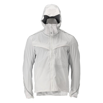 MASCOT® Customized Hard Shell Jacke Jacke, Strapazierfähiger, ultraleichter Stretch sorgt für maximalen Komfort, Tag für Tag, Atmungsaktiv, wind- und wasserdicht, damit Sie bei jedem Wetter Ihr Bestes geben können, Eng anliegende Kapuze mit transparenten Seitenteilen, die das Blickfeld nicht einschränken, Reflektoren an den Ärmeln erhöhen die Sichtbarkeit im Dunkeln, Hoher Anteil von recyceltem Polyester im Hauptmaterial
