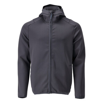 MASCOT® Customized Fleecepullover, Kapuze, Reißverschluss Microfleecejacke, Hoher Komfort und hervorragende Passform für maximale Bewegungsfreiheit, Wasser- und schmutzabweisende Beschichtung, Eng anliegende Kapuze, die den Kopfbewegungen folgt, Hoher Anteil von recyceltem Polyester im Hauptmaterial