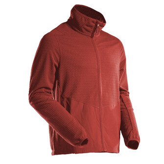 MASCOT® Customized Microfleece Pullover mit Reißverschluss Microfleecejacke, Zwischenschicht, die an kühleren Tagen warm hält, Hoher Anteil von recyceltem Polyester im Hauptmaterial