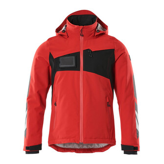 MASCOT® Accelerate Winterjacke mit CLIMASCOT®, leicht Winterjacke, Atmungsaktiv, wind- und wasserdicht mit getapten Nähten, Die einzigartige CLIMASCOT®-Isolierung wärmt effektiv, ist leicht, weich und lässt sich auf ein geringes Volumen komprimieren, Abnehmbare, gefütterte Kapuze, mit verstellbaren Elastikschnüren, Mit Reißverschluss und Wetterschutzleiste innen, die den Wind abhält