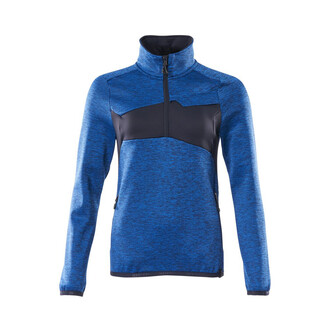 MASCOT® Accelerate Fleecepullover mit kurzem Zipper, Damen Microfleecejacke, Die glatte Oberfläche des Fleecematerials bewirkt, dass Schmutz und Staub nicht hängenbleiben, Speziell für Damen designt und tailliert geschnitten, Flexibler und anschmiegsamer, hoher Kragen, Reißverschluss am Hals mit Wetterschutzleiste, Mit Gummizug an den Ärmeln und dem Saum