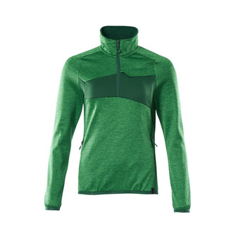 MASCOT® Accelerate Fleecepullover mit kurzem Zipper, Damen Microfleecejacke, Die glatte Oberfläche des Fleecematerials bewirkt, dass Schmutz und Staub nicht hängenbleiben, Speziell für Damen designt und tailliert geschnitten, Flexibler und anschmiegsamer, hoher Kragen, Reißverschluss am Hals mit Wetterschutzleiste, Mit Gummizug an den Ärmeln und dem Saum