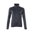 MASCOT® Accelerate Fleecepullover mit kurzem Zipper, Damen Microfleecejacke, Die glatte Oberfläche des Fleecematerials bewirkt, dass Schmutz und Staub nicht hängenbleiben, Speziell für Damen designt und tailliert geschnitten, Flexibler und anschmiegsamer, hoher Kragen, Reißverschluss am Hals mit Wetterschutzleiste, Mit Gummizug an den Ärmeln und dem Saum
