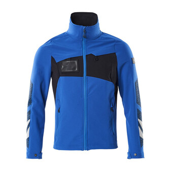 MASCOT® Accelerate Jacke, ULTIMATE STRETCH, leicht Arbeitsjacke, Der Stretchstoff ist in alle Richtungen elastisch und bietet eine unübertroffene Bewegungsfreiheit, wo nichts spannt oder stört, Der multifunktionelle Stretchstoff kombiniert ein niedriges Gewicht mit sehr hoher Strapazierfähigkeit und ist darüber hinaus wasserabweisend, Das Produkt ist für Industriewäsche geeignet, Mit Reißverschluss und Wetterschutzleiste innen, die den Wind abhält, Ergonomisch geschnittene Ärmel, die nach den natürlichen Bewegungen der Arme geformt wurden, Verbesserte Sichtbarkeit für das Umfeld mit Hilfe von Reflexeffekten