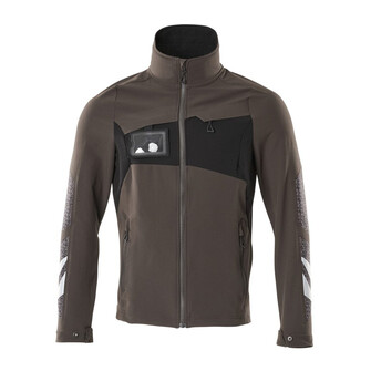 MASCOT® Accelerate Jacke, ULTIMATE STRETCH, leicht Arbeitsjacke, Der Stretchstoff ist in alle Richtungen elastisch und bietet eine unübertroffene Bewegungsfreiheit, wo nichts spannt oder stört, Der multifunktionelle Stretchstoff kombiniert ein niedriges Gewicht mit sehr hoher Strapazierfähigkeit und ist darüber hinaus wasserabweisend, Das Produkt ist für Industriewäsche geeignet, Mit Reißverschluss und Wetterschutzleiste innen, die den Wind abhält, Ergonomisch geschnittene Ärmel, die nach den natürlichen Bewegungen der Arme geformt wurden, Verbesserte Sichtbarkeit für das Umfeld mit Hilfe von Reflexeffekten