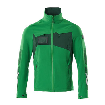 MASCOT® Accelerate Jacke, ULTIMATE STRETCH, leicht Arbeitsjacke, Der Stretchstoff ist in alle Richtungen elastisch und bietet eine unübertroffene Bewegungsfreiheit, wo nichts spannt oder stört, Der multifunktionelle Stretchstoff kombiniert ein niedriges Gewicht mit sehr hoher Strapazierfähigkeit und ist darüber hinaus wasserabweisend, Das Produkt ist für Industriewäsche geeignet, Mit Reißverschluss und Wetterschutzleiste innen, die den Wind abhält, Ergonomisch geschnittene Ärmel, die nach den natürlichen Bewegungen der Arme geformt wurden, Verbesserte Sichtbarkeit für das Umfeld mit Hilfe von Reflexeffekten