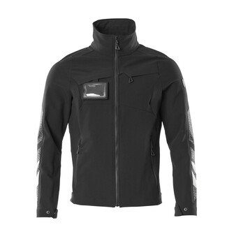 MASCOT® Accelerate Jacke, ULTIMATE STRETCH, leicht Arbeitsjacke, Der Stretchstoff ist in alle Richtungen elastisch und bietet eine unübertroffene Bewegungsfreiheit, wo nichts spannt oder stört, Der multifunktionelle Stretchstoff kombiniert ein niedriges Gewicht mit sehr hoher Strapazierfähigkeit und ist darüber hinaus wasserabweisend, Das Produkt ist für Industriewäsche geeignet, Mit Reißverschluss und Wetterschutzleiste innen, die den Wind abhält, Ergonomisch geschnittene Ärmel, die nach den natürlichen Bewegungen der Arme geformt wurden, Verbesserte Sichtbarkeit für das Umfeld mit Hilfe von Reflexeffekten