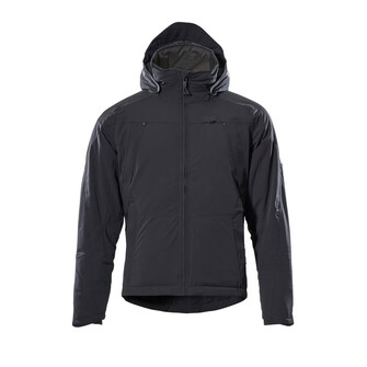 MASCOT® Winterjacke mit CLIMASCOT®, wasserdicht, vier-Wege-Stretchstoff mit geringem Gewicht und hoher Strapazierfähigkeit. Atmungsaktiv, wind- und wasserdicht. Nähte sind verklebt. Futter aus Stepp mit CLIMASCOT® Lightweight Insulation. Verschluss mit wasserdichtem Reißverschluss und inwendiger Wetterschutzleiste