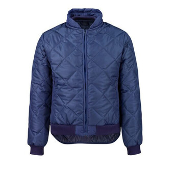 MASCOT® Originals Sudbury Thermojacke, Ultraschallverschweißter Stepp mit Polyesterwatte - deutlich besser isolierend und länger haltbar als genähtes Steppmaterial, Leicht abgeschrägter Kragen mit Rippenbund innen, der dicht am Hals abschließt und die Kälte abhält, Vordertaschen mit Reißverschluss für sichere Aufbewahrung, Zusätzlicher Kälteschutz durch verlängerten Rücken, Rippenbündchen an den Ärmeln und dem Saum