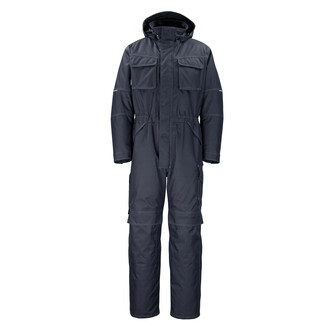 MASCOT® Industry Ventura Winterkombination, Atmungsaktiv, wind- und wasserdicht mit getapten Nähten, Abnehmbare, gefütterte Kapuze, mit verstellbaren Elastikschnüren, Elastisches Material am Rücken bietet erhöhte Bewegungsfreiheit, Die Knietaschen sind höhenverstellbar, so dass der Knieschutz optimal an den Knien platziert ist, Verbesserte Sichtbarkeit für das Umfeld mit Hilfe von Reflexeffekten