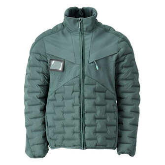 MASCOT® Customized Jacke mit leichtem Futter Thermojacke, Atmungsaktiv, Luftige und leichte Isolierung, die Ihre Bewegungsfreiheit nicht einschränkt, Ultraleichte Trageeigenschaften und Stretch sorgen für maximalen Komfort, Tag für Tag, Wasser- und schmutzabweisende Beschichtung, Reflektoren an den Ärmeln erhöhen die Sichtbarkeit im Dunkeln, Hoher Anteil von recyceltem Polyamid im Hauptmaterial