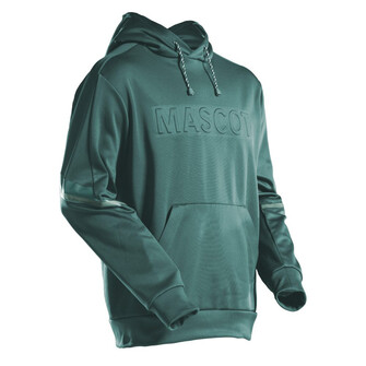 MASCOT® Customized Fleece Kapuzensweatshirt mit MASCOT-Logo Kapuzensweatshirt, Hoher Komfort und hervorragende Passform für maximale Bewegungsfreiheit, Wasser- und schmutzabweisende Beschichtung, Hoher Anteil von recyceltem Polyester im Hauptmaterial