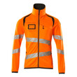 MASCOT® Accel. Safe Fleecepullover mit Reißverschluss Microfleecejacke, Moderne, körpernahe Passform mit viel Bewegungsfreiheit, Mit Reißverschluss und Wetterschutzleiste innen, die den Wind abhält, Vordertaschen mit Reißverschluss für sichere Aufbewahrung, Innentaschen, ID-Kartenhalter ist abnehmbar